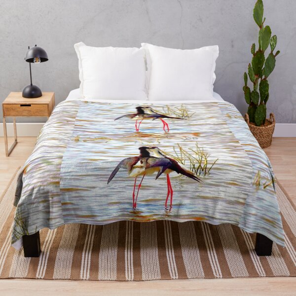 Item preview,  Kiss Bleck - necked Stilts designed and sold by "sensesillusion" - Nature Images Art Prints .