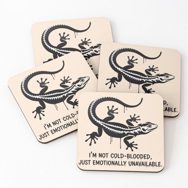 Item preview, I'm not cold-blooded, just emotionally unavailable designed and sold by 123ks.