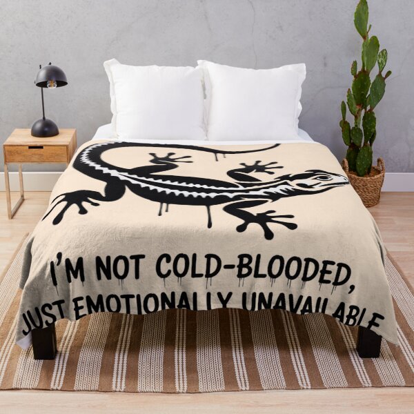 Item preview, I'm not cold-blooded, just emotionally unavailable designed and sold by 123ks.