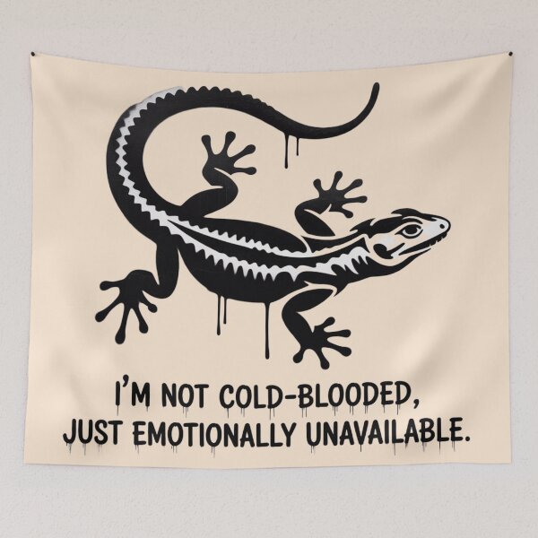 Item preview, I'm not cold-blooded, just emotionally unavailable designed and sold by 123ks.