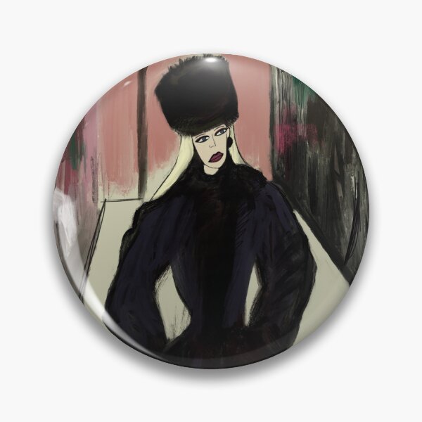 Item preview, Abstract fashion illustration of 90's fashion model by ECC  designed and sold by eccreates.