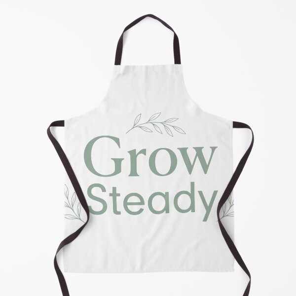 Item preview, Grow Steady Nature Inspired Typography Design designed and sold by JIKUMI STUDIO.