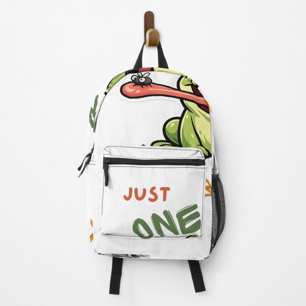 Item preview, Just One More Bug – Lazy Procrastinating Frog Funny Meme Cartoon designed and sold by HOUSE OF TIST.