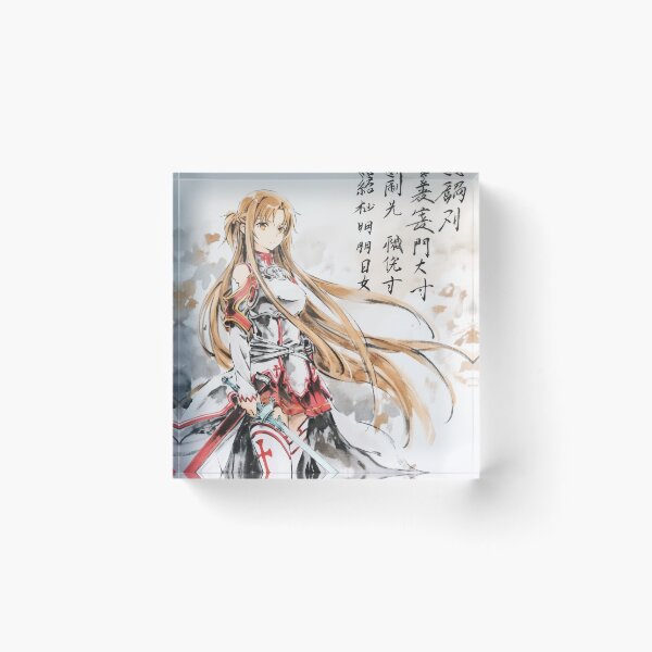 Item preview, Asuna Sumi-e  designed and sold by AnimeArsenalPrints.
