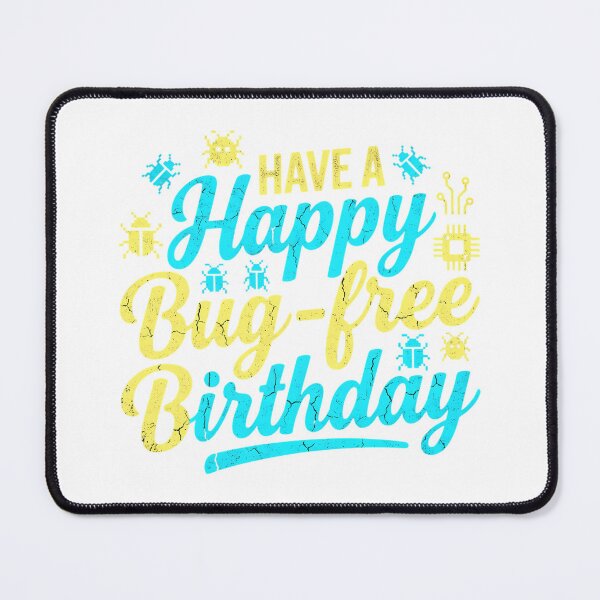 Item preview, Programmer Bug free Birthday retro tech pixel art vintage distressed designed and sold by chattsuede.