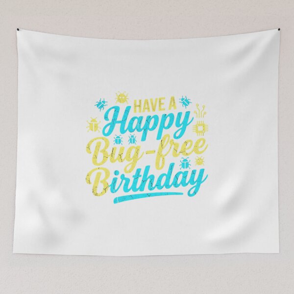 Item preview, Programmer Bug free Birthday retro tech pixel art vintage distressed designed and sold by chattsuede.