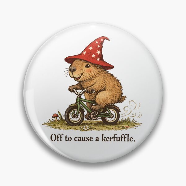 Artikelvorschau, Auf zum Chaos! Lustiges Murmeltier-Capybara-Meme entworfen und verkauft von will freed18.