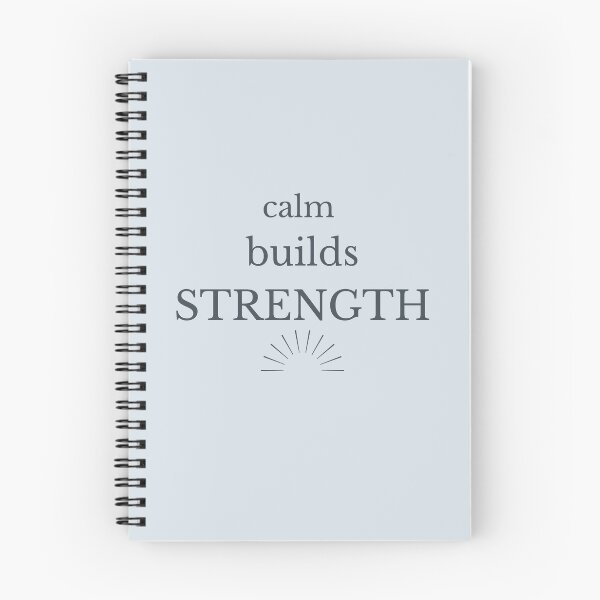 Item preview, Calm Builds Strength Minimalist Sun Design designed and sold by Minimalist Typography.