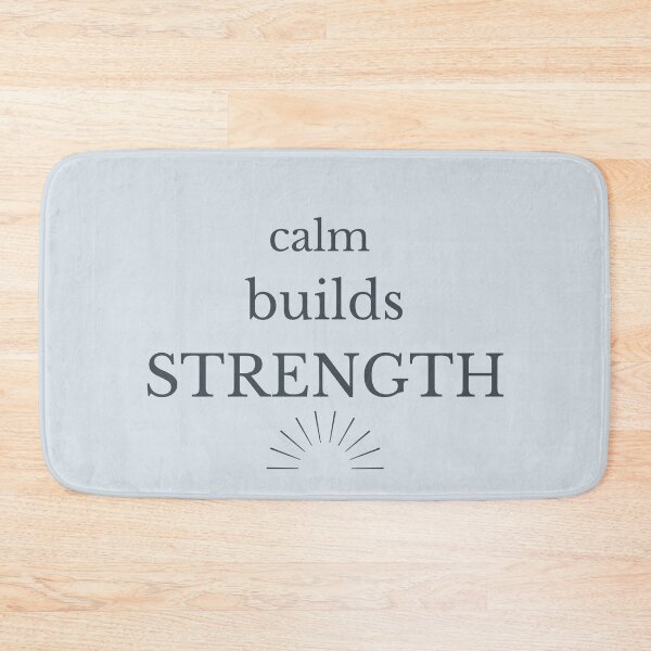 Item preview, Calm Builds Strength Minimalist Sun Design designed and sold by Minimalist Typography.
