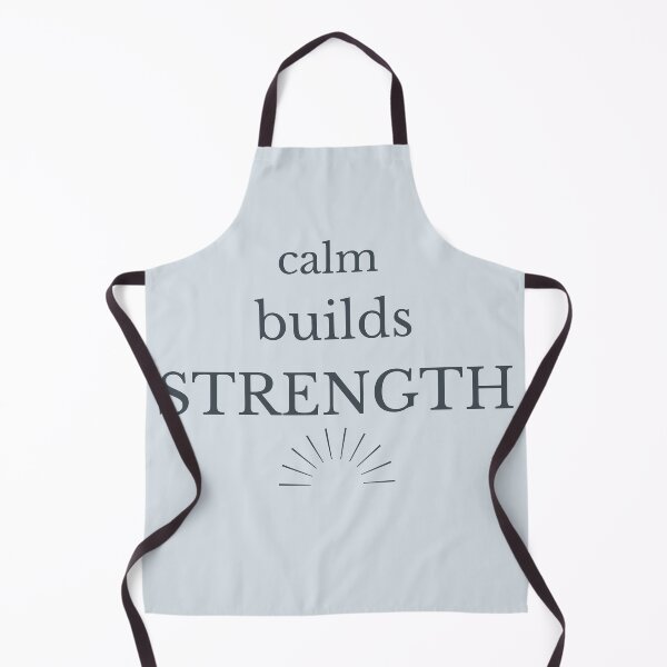Item preview, Calm Builds Strength Minimalist Sun Design designed and sold by Minimalist Typography.