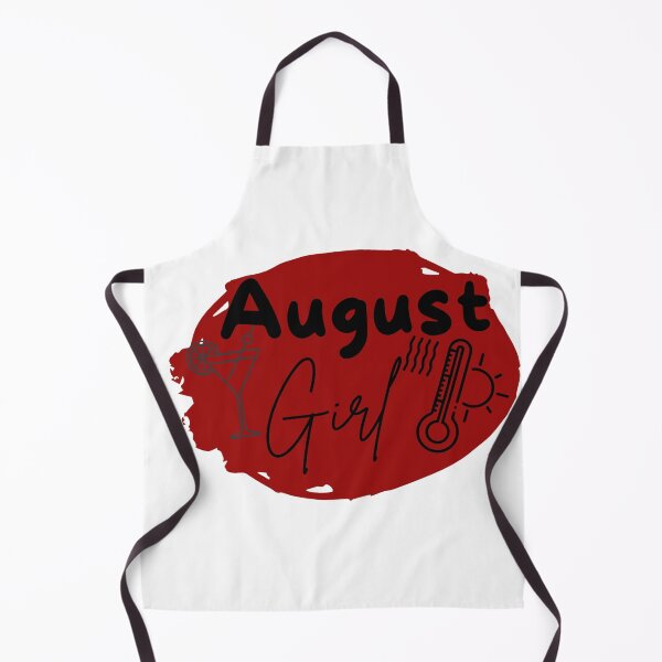 Item preview, August Girl Sticker with summer icons designed and sold by LilasStyle.