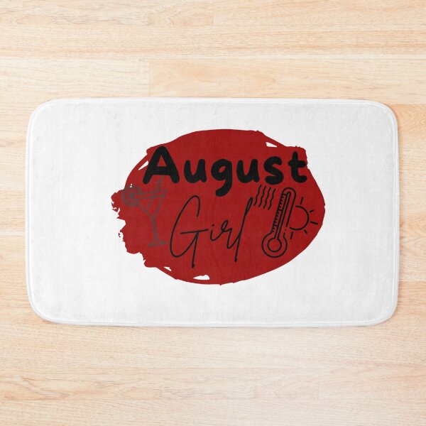 Item preview, August Girl Sticker with summer icons designed and sold by LilasStyle.