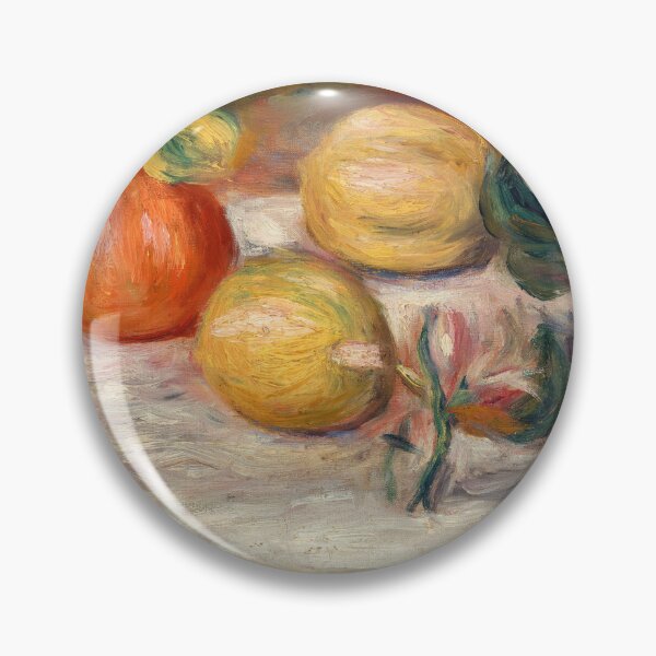 Item preview, Lemons and Orange Citrons Et Orange by Pierre-Auguste Renoir: Impressionist Kitchen Art designed and sold by artofuniverse.