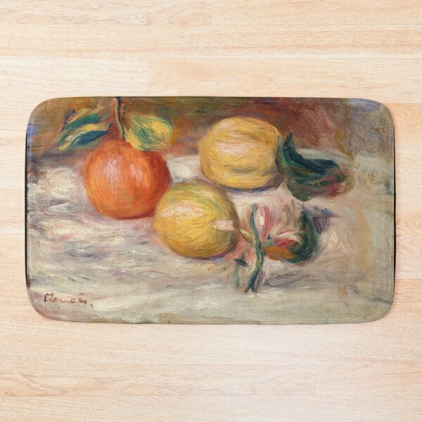 Item preview, Lemons and Orange Citrons Et Orange by Pierre-Auguste Renoir: Impressionist Kitchen Art designed and sold by artofuniverse.
