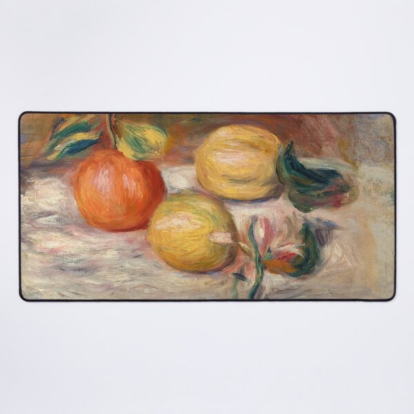 Item preview, Lemons and Orange Citrons Et Orange by Pierre-Auguste Renoir: Impressionist Kitchen Art designed and sold by artofuniverse.