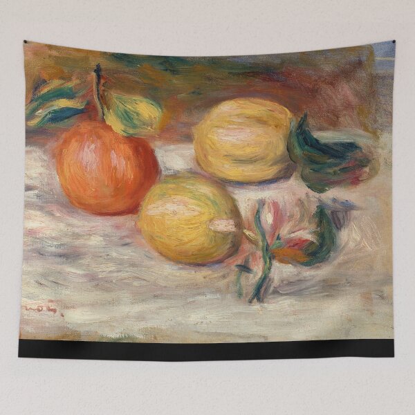 Item preview, Lemons and Orange Citrons Et Orange by Pierre-Auguste Renoir: Impressionist Kitchen Art designed and sold by artofuniverse.