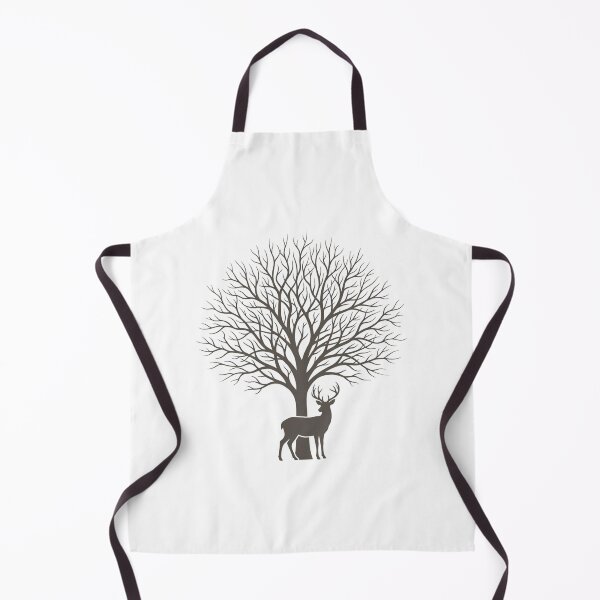 Item preview, Minimalist Deer Tree Silhouette nature minimalist line art designed and sold by chattsuede.