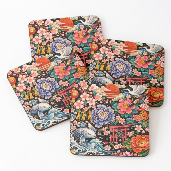 Item preview, Eternal Japan - Traditional Symbols & Sakura Collage designed and sold by Totallywasted.