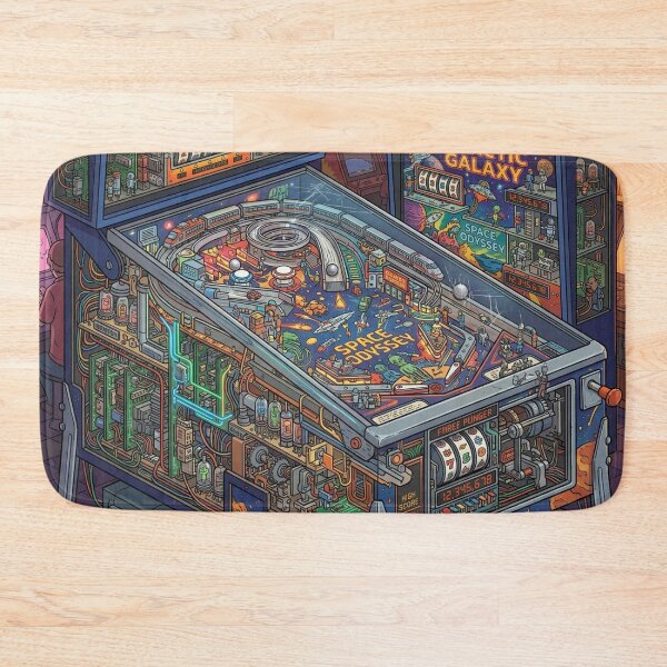 Item preview, Galactic Odyssey Pinball World designed and sold by CTRL+ALT+Divine.