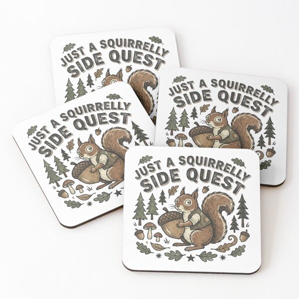 Item preview, ADHD Squirrelly Side Quest Vintage Rustic Gamer Distraction designed and sold by chattsuede.