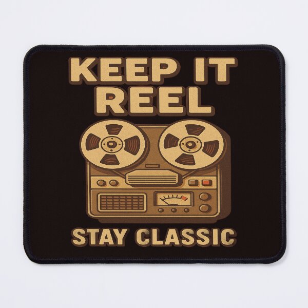 Item preview, Keep It Reel Stay Classic – Vintage Tape Recorder Retro Music Design designed and sold by ZChrome.