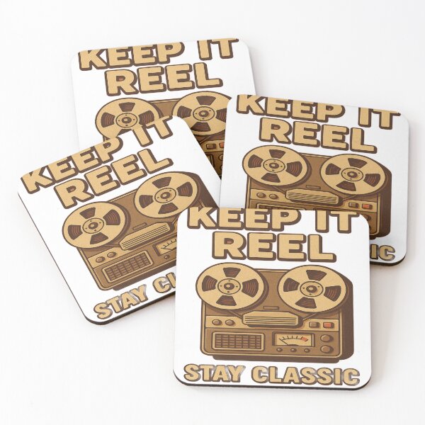 Item preview, Keep It Reel Stay Classic – Vintage Tape Recorder Retro Music Design designed and sold by ZChrome.