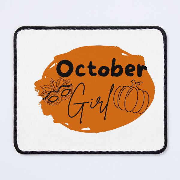 Item preview, October Girl Design with Halloween icons designed and sold by LilasStyle.