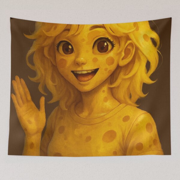 Item preview, Cheese Girl Greeting designed and sold by Ecosetereos.