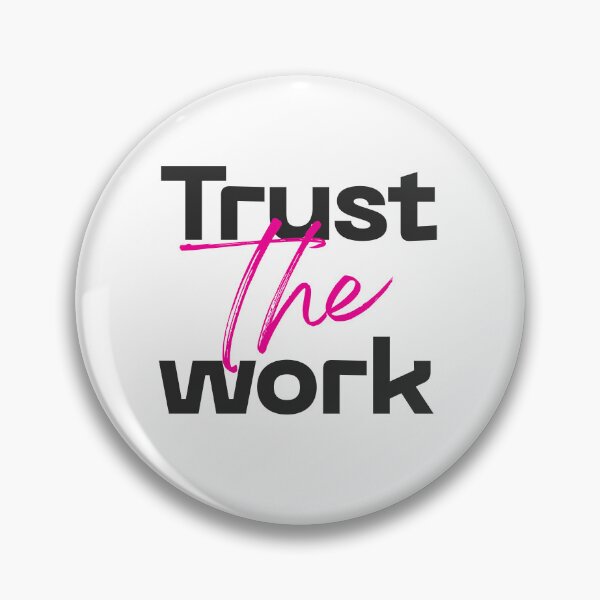 Item preview, Trust The Work – Discipline and Consistency Mindset Motivation Design designed and sold by AXIS-EQUILIBRIO.