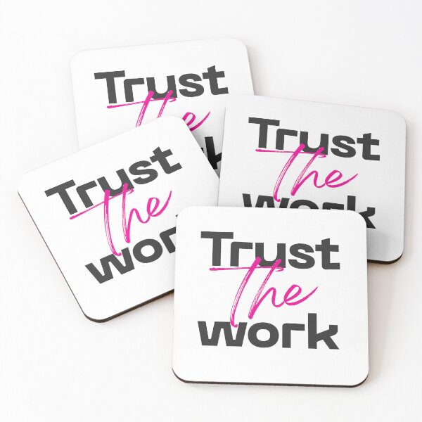 Item preview, Trust The Work – Discipline and Consistency Mindset Motivation Design designed and sold by AXIS-EQUILIBRIO.