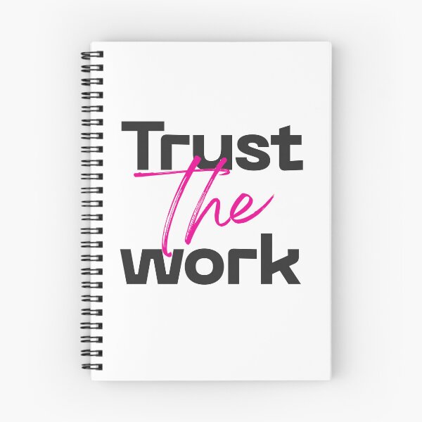 Item preview, Trust The Work – Discipline and Consistency Mindset Motivation Design designed and sold by AXIS-EQUILIBRIO.