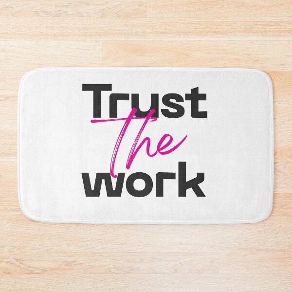 Item preview, Trust The Work – Discipline and Consistency Mindset Motivation Design designed and sold by AXIS-EQUILIBRIO.