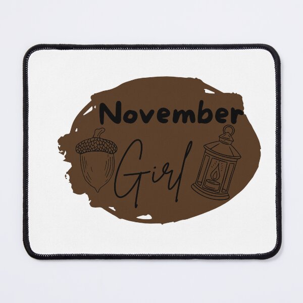Item preview, November Girl Design with autumn icons designed and sold by LilasStyle.