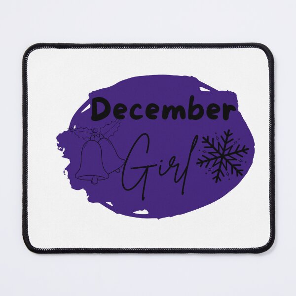 Item preview, December Girl Design with winter icons designed and sold by LilasStyle.