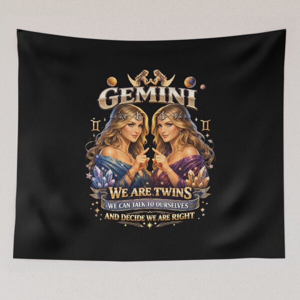 Item preview, Gemini - We are twins. We can talk to ourselves and decide we are right designed and sold by Pirate-Coast.