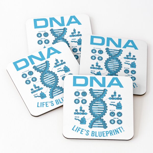 Item preview, DNA Life Blueprint Science Retro Futuristic Mechanical designed and sold by chattsuede.