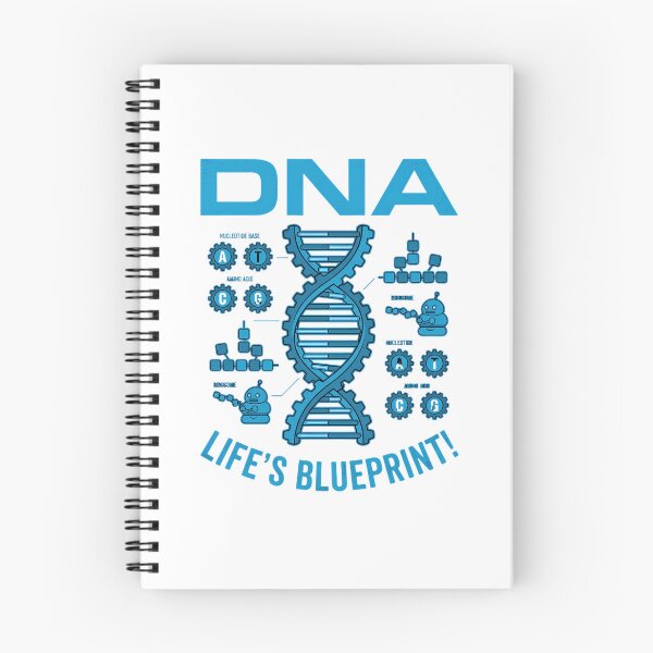 Item preview, DNA Life Blueprint Science Retro Futuristic Mechanical designed and sold by chattsuede.