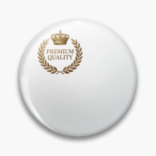 Item preview, Premium Quality Laurel Crown Gold Badge designed and sold by BinAlgoPix.