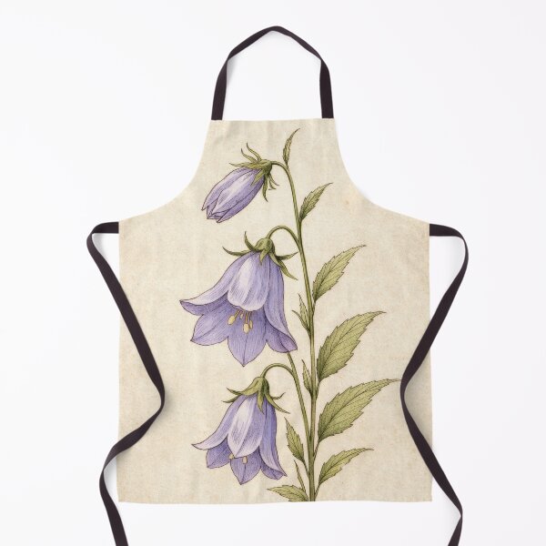 Item preview, Vintage Campanula Botanical Illustration - Bellflower Antique Print designed and sold by Darlin8888.