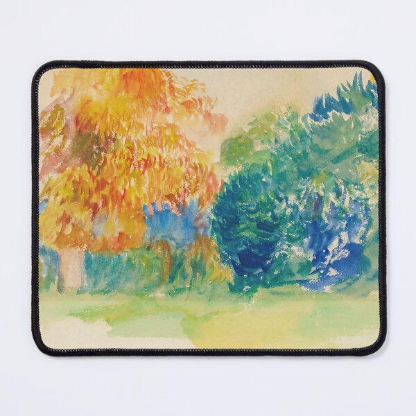 Item preview, Les Arbres by Pierre-Auguste Renoir: Impressionist Landscape Art Poster designed and sold by artofuniverse.