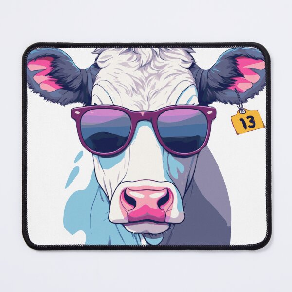 Item preview, Cow 13 Vaporwave Sunglasses Cool Factor designed and sold by storethirteen.