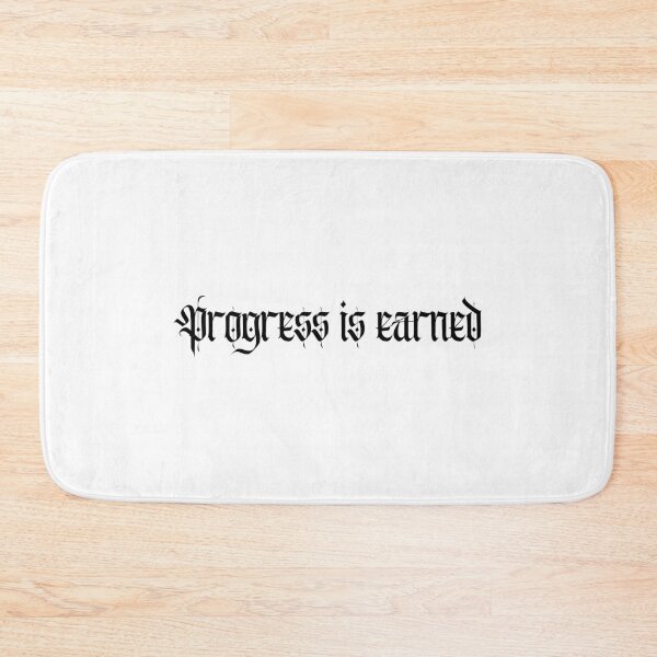 Item preview, Progress Is Earned – Discipline and Hard Work Motivation Design designed and sold by AXIS-EQUILIBRIO.
