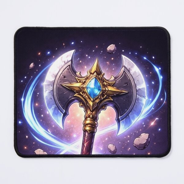 Item preview, Enchanted Battle Axe – Fantasy RPG Weapon Poster designed and sold by ApGraphicDesigns.
