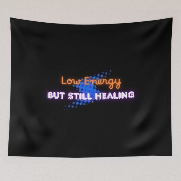 Item preview, Low Energy But Still Healing Emotional Aesthetic Quote designed and sold by maxiprom.