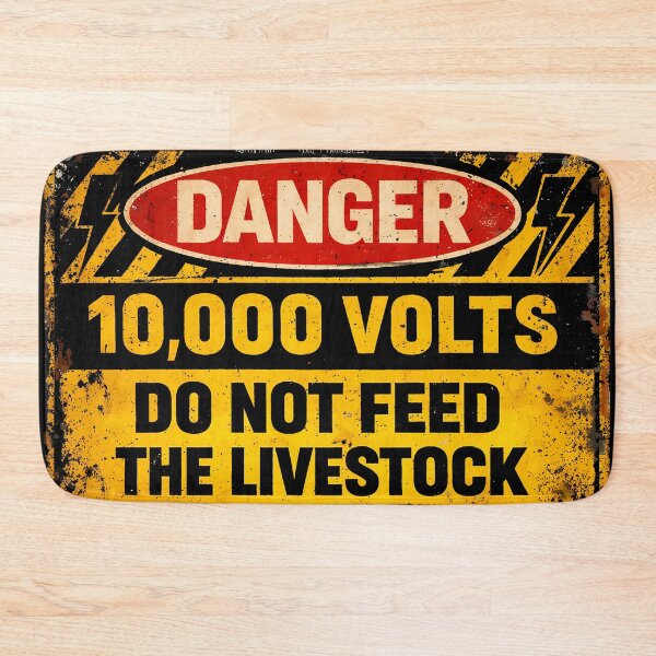 Item preview, Clever Girl High Voltage Safety Sign designed and sold by agearb.