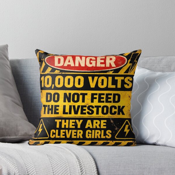 Item preview, Clever Girl High Voltage Safety Sign designed and sold by agearb.