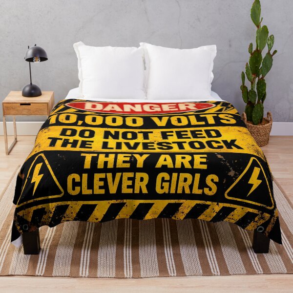 Item preview, Clever Girl High Voltage Safety Sign designed and sold by agearb.