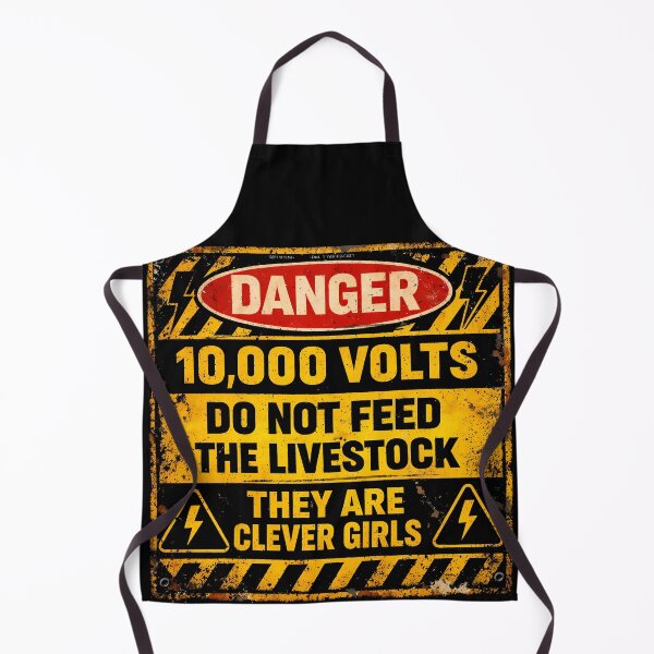 Item preview, Clever Girl High Voltage Safety Sign designed and sold by agearb.