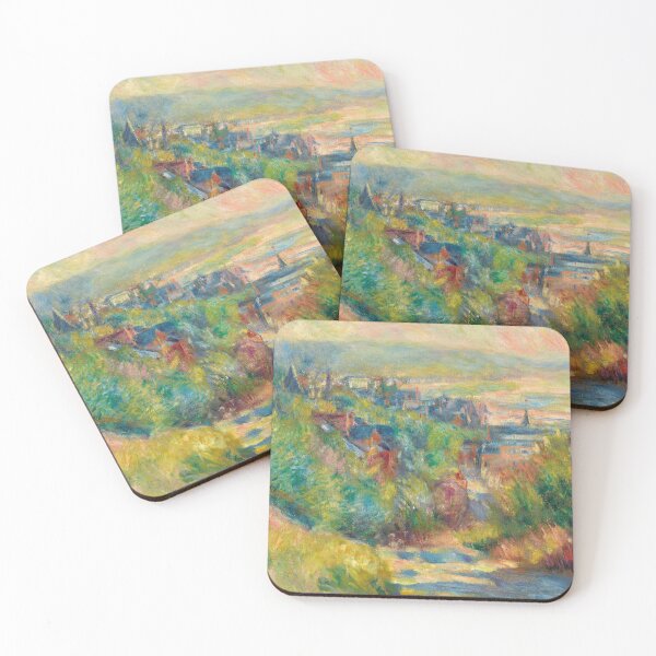 Item preview, Les Hauteurs De Trouville by Pierre-Auguste Renoir: Impressionist Landscape Poster designed and sold by artofuniverse.