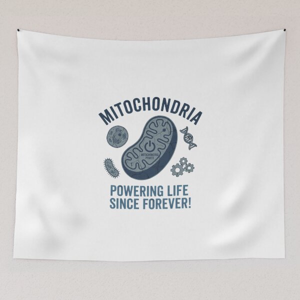 Item preview, Mitochondria Powering Life Science vintage distressed humor designed and sold by chattsuede.